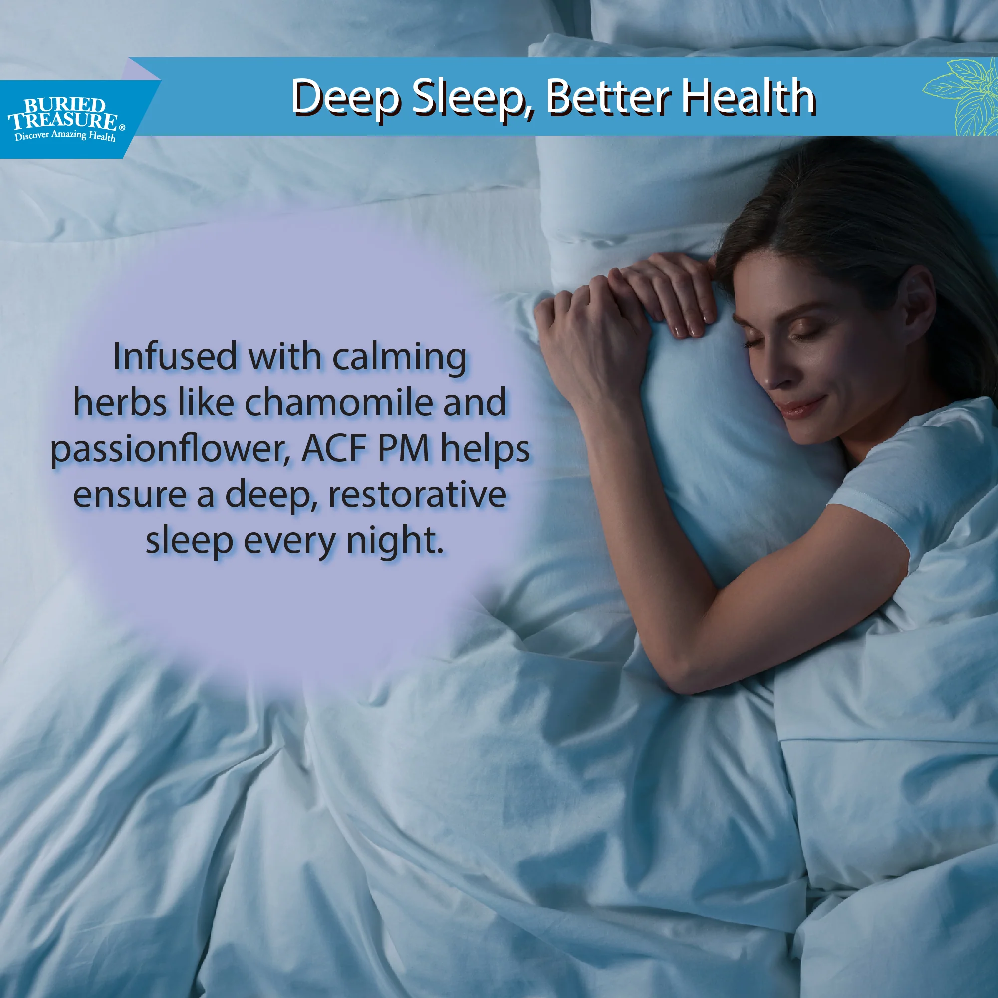 Buried Treasure Liquid Nutrients®  ACF PM – Melatonin-Free Liquid Nighttime Sleep Support - Image 5