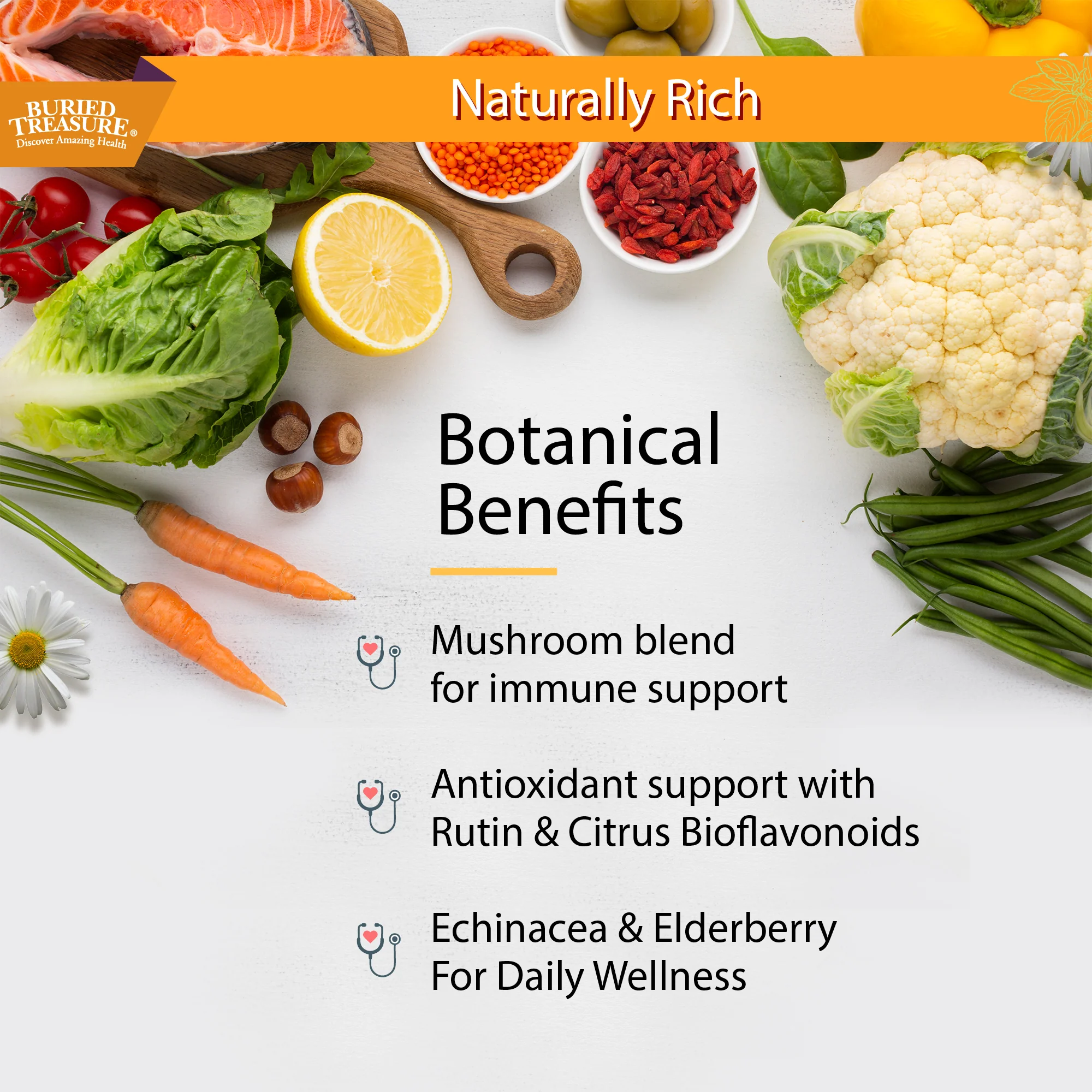 Buried Treasure Liquid Nutrients®  Adult Daily Immune Wellness – Liquid Supplement with Vitamin C and Antioxidants - Image 6