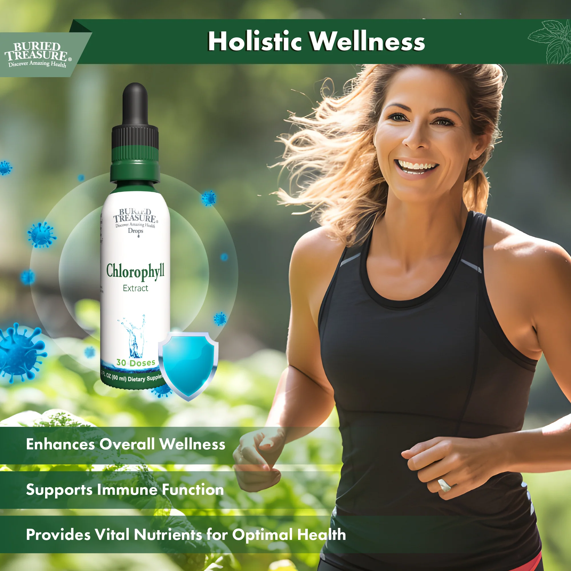 Buried Treasure Liquid Nutrients Chlorophyll Drops, 50 mg per Serving, 2 oz (30 Servings) - Image 7