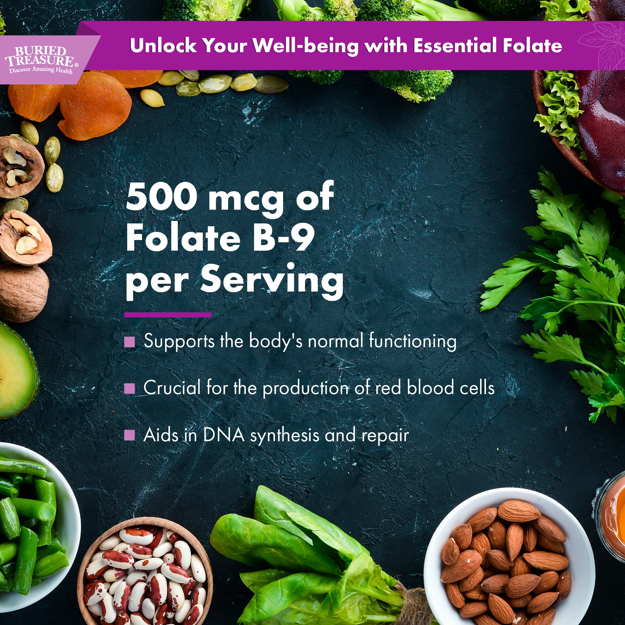 Folate Drops – Liquid Supplement with 120 Servings - Image 3