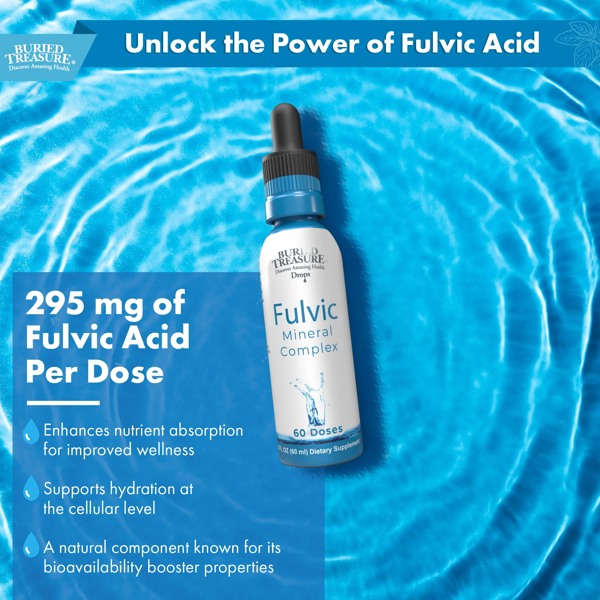 Fulvic Mineral Drops – High-Concentration Fulvic Acid, 2 fl oz - Image 3