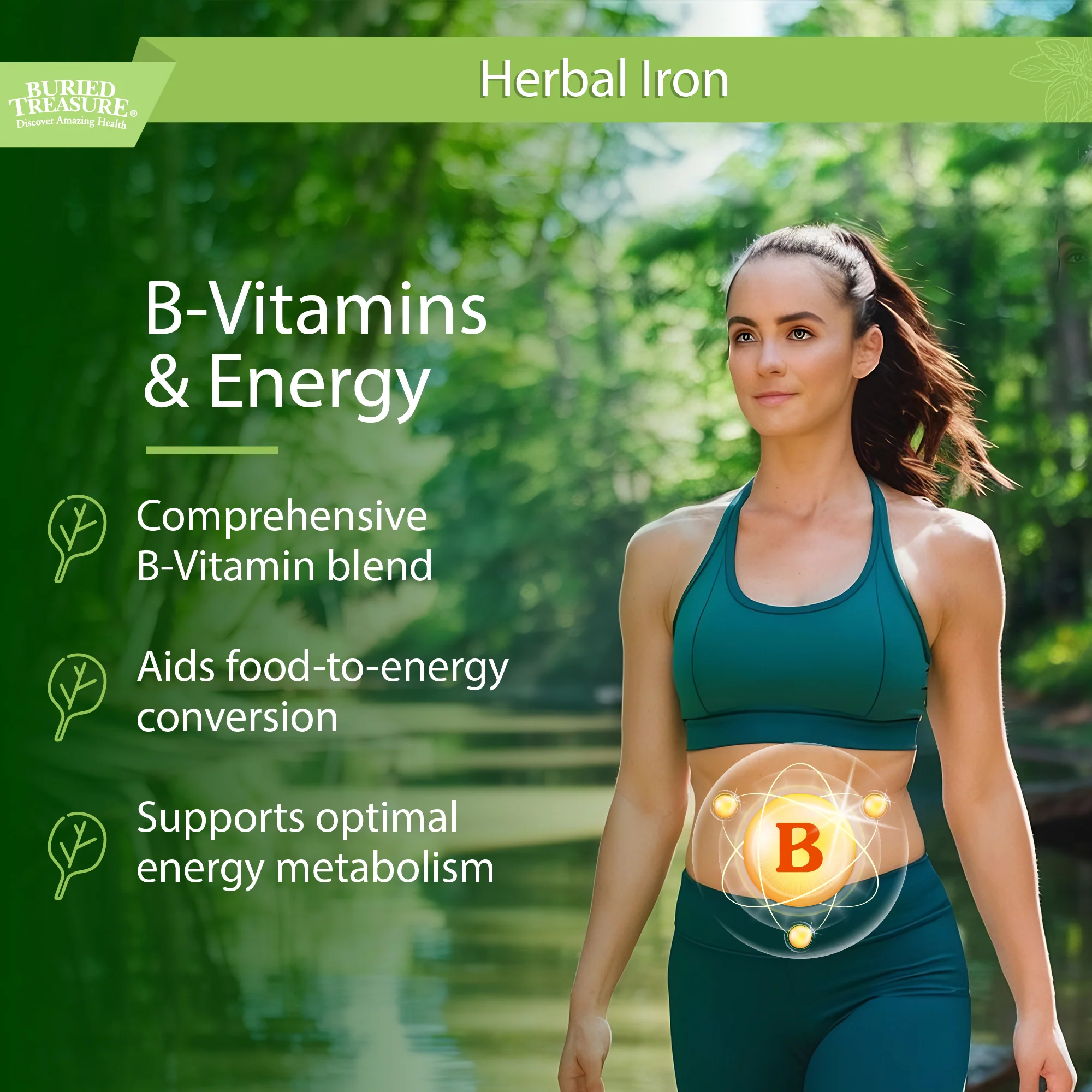 Herbal Iron – Liquid Iron Supplement with Vitamins & Herbs, 16 oz (48 Servings) - Image 4
